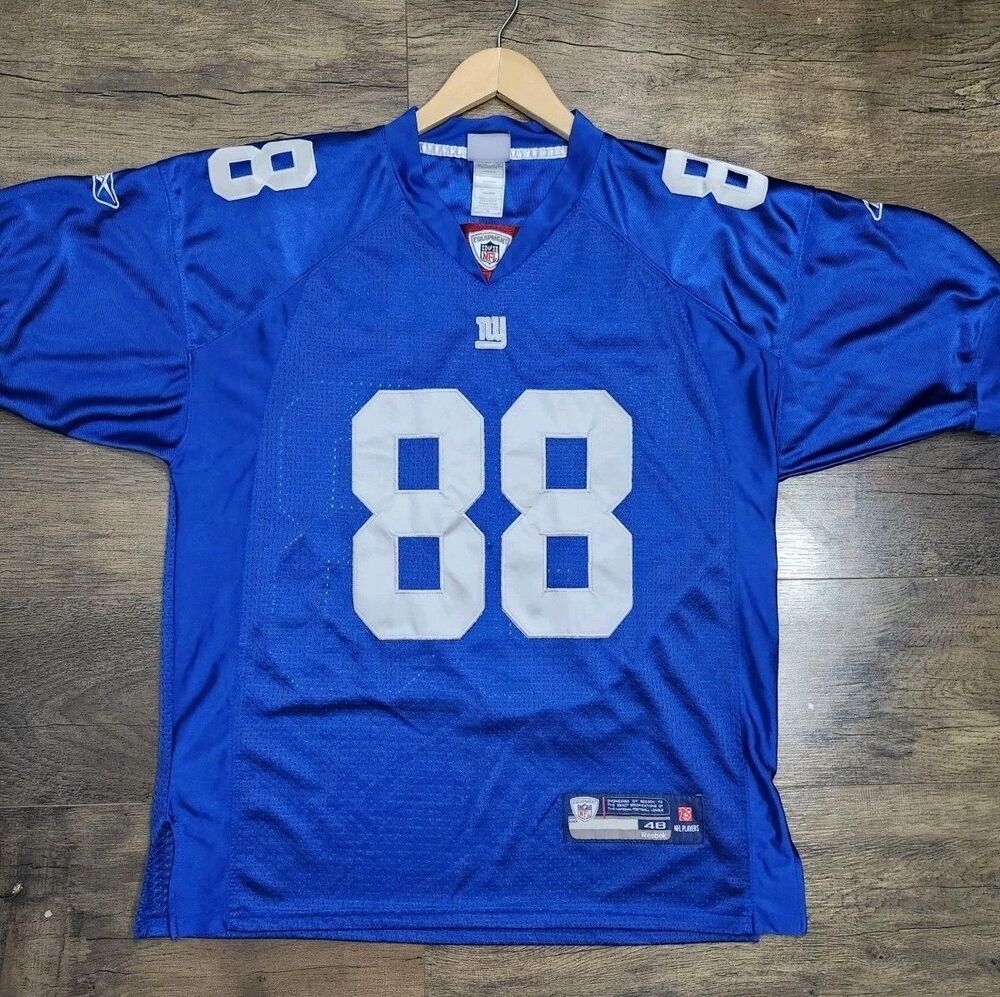 Reebok Hakeem Nicks #88 New York Giants NFL On Field Jersey Mens 48 Blue